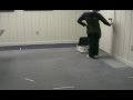 Andrew is teaching a vacuuming area to Swan robot