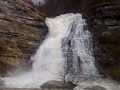 LA CASCATA DEL PRESALINO CON TANTA ACQUA