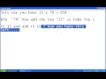 how to multiply by 11 in your head easily part1