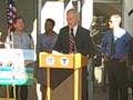 MBTA Bike Cages Press Conference at Alewife