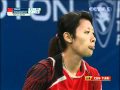 Uber Cup 2010 Yihan Wang vsMaria Febe Kusumastuti 9/9