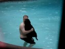 Maggie's First Swim