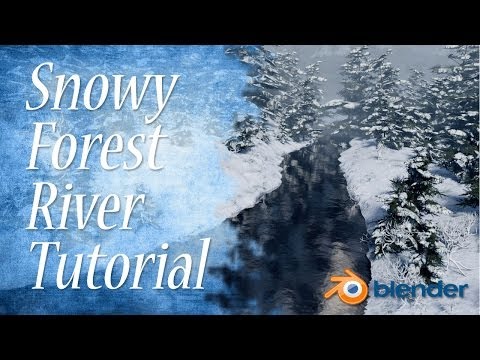 blender - Discover multiple techniques to creating a realistic Snowy Forest River Scene in this Blender 2.7 Tutorial! Like my FB page! https://www.facebook.com/pages/B...