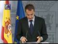videos de Zapatero: ''Tenemos fortaleza para salir adelante''