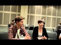 David Gordon Green and Olivia Thrilby at New York Comic Con 2011 for Good Vibes (Press Hour)