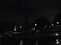 Motoring into the Epcot lagoon for Illuminations