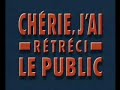 laurent artufel - publicit� ch�ri j'ai r�tr�ci le public pour disneyland paris.