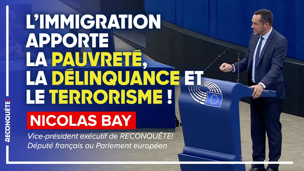 L’immigration apporte la pauvreté, la délinquance et le terrorisme !