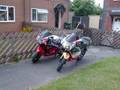 aprilia rs125 rs50 knee sliding