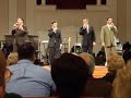 this song that roger bennett wrote was performed on 1-4-08 in marietta, ga.  members of the group are frank seamans (tenor), scott fowler (lead), scott howard (baritone), glenn dustin (bass), and tim parton (pianist).  this was at the first roswell street baptist concert since roger bennett's death.  the debut of legacy five was at this church in january, 2000.