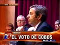 Cobos vota contra retenciones Cobos vota contra retenciones