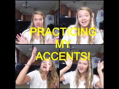 how to practice accents