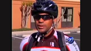 Athlete attempts to set a new record