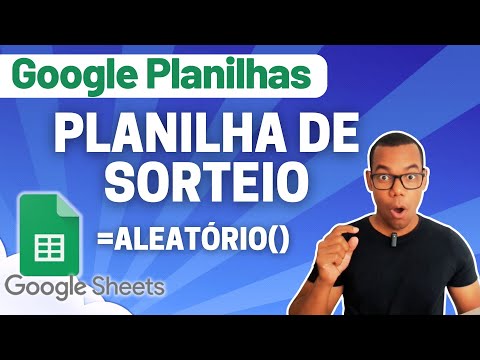 GOOGLE PLANILHAS [Google Sheets] 40 - PLANILHA DE SORTEIO COM NOME E NÚMERO