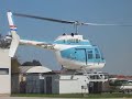 Bell 206 take off at Lucko