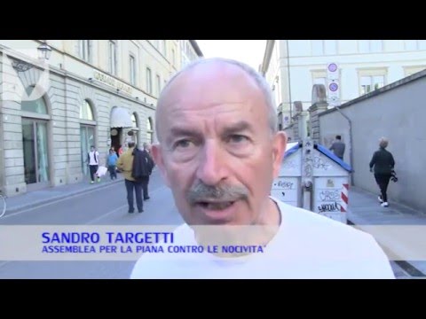 SANDRO TARGETTI SU MANIFESTAZIONE FERMIAMO GLI INCENERITORI - dichiarazione