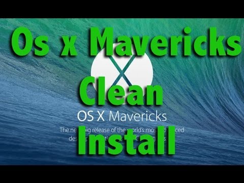 How To Restore A Macbook Pro To Factory Settings Without A Cd - Clean Install Of OS X Mavericks