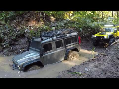 VATERRA ASCENDER K5 and TRAXXAS TRX4 with a lot of MUD