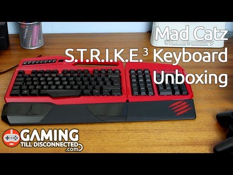 Mad Catz S.T.R.I.K.E.3 Gaming Keyboard Unboxing - Gaming Till Disconnected