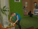 Pissed off Sim at bathtub Pissed off Sim at bathtub