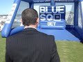 Football Legend Tackles the Blue Square Challenge
