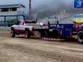 Cummins 5.9 sled pulling 1st attempt ever