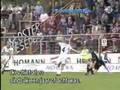 Real-life right-foot Rabona goal Dave de Jong scores an incredible Rabona goal with his right foot in a German Cup (DFB Pokal) match on 8/21/2005.
