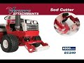 The Ventrac EC240 Sod Cutter