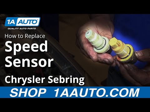 How To Install Fix Speedometer Transmission Sensors 1995-06 Chrysler Sebring Dodge Stratus