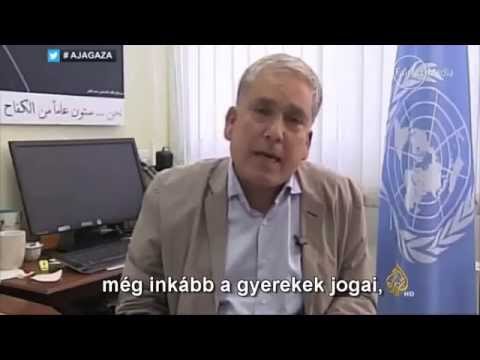 az - Christopher Gunness ENSZ szóvivő az Al-Jazeera csatornának adott élő interjúban omlott össze, miután személyesen élte át, hogy az ENSZ által fenntartott Jabalia Női Általános...
