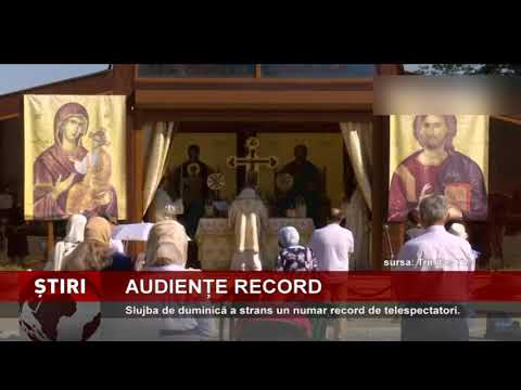 Liturghia transmisă, duminică, de Național 24 PLUS, urmărită de zeci de mii de credincioși