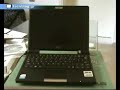 Asus eeePC 900 Linux first power on