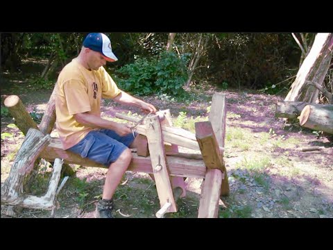 workbench tools - This video shows how to make an outdoor workbench using only traditional hand tools.