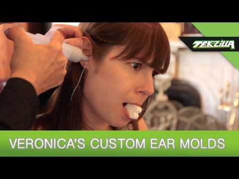 molding - In Veronica's continuing saga to find the best fitting earbuds, Jude from Head-Fi and Mike from Ultimate Ears have stepped in to outfit her with a pair of cu...