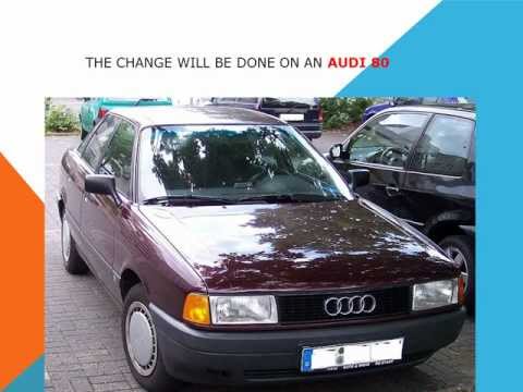 How to replace the air cabin filter   dust pollen filter on an Audi 80