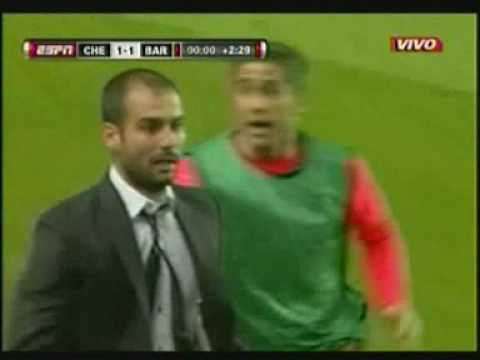 0 Albacete celebra el gol de Iniesta ante el Chelsea