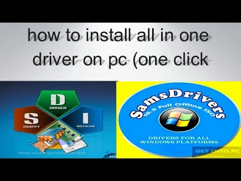 how to install all in one  driver on pc (one click)