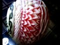 watermelon carving,pepene sculptat by TIRON GABI [romania]