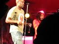 performing their new single live at the 2008 virgin atlantic barbados music festival.