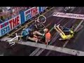 valpartij op de meet van de Giro ( fall on the finish)