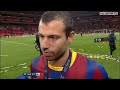 FC Barcelona vs Manchester United 3-1 | Champions league final 2011 | Mascherano interview