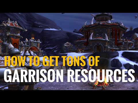 how to get more garrison resources