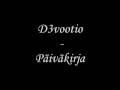 D3vootio - Päiväkirja