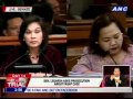 Sen. Legarda asks clarificatory questions to prosecution #CJonTrial