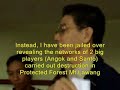 THIS VIDEO WAS CAPTURED ON 25 JAN 2008 AT A HOSPITAL IN PONTIANAK, INDONESIA. IT WAS THE FIRST SPEECH SINCE TW HAS BEEN DETAINED FOR 8 MONTHS ALLOWED NO SPEECH TO THE MEDIA BY LOCAL AUTHORITIES IN WEST KALIMANTAN. TW was arrested as a result of his action to reveal PT. SUKA JAYA MAKMUR, a member of ALAS KUSUMA GROUP (An indonesia leading company), carried out destructive logging in Protect Forest Mt Lawang to the national police headquarter. Apparent evidence shows Alas Kusuma Group involving in Illegal Logging, however, the person revealed the problem has been locked up, and the real criminal and illegal logger is still remain free and untouched by law !!! WHERE IS THE LAW IN INDONESIA? FULL STORY AT : WWW.PAKTW.MULTIPLY.COM