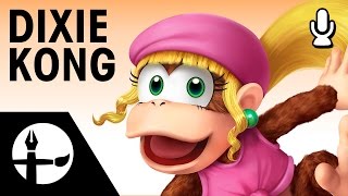 Dixie Kong Smashified - Time Lapse Painting (Commentary with Omni, Chris, Sean, Nathanael)