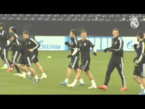 Todo preparado para el partido ante el Schalke