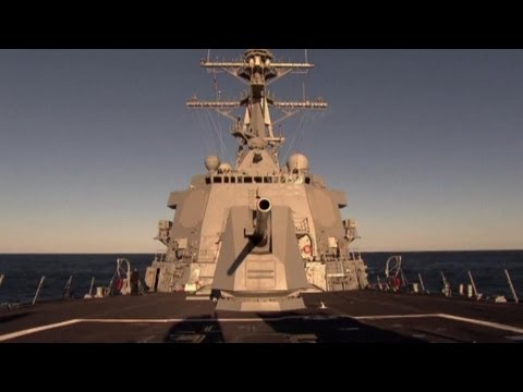 Destroyers - Aug. 28 (Bloomberg) -- As the United States weighs its options on Syria, eyes are turning to the 4 U.S. destroyers sailing just off the coast in the Mediterr...