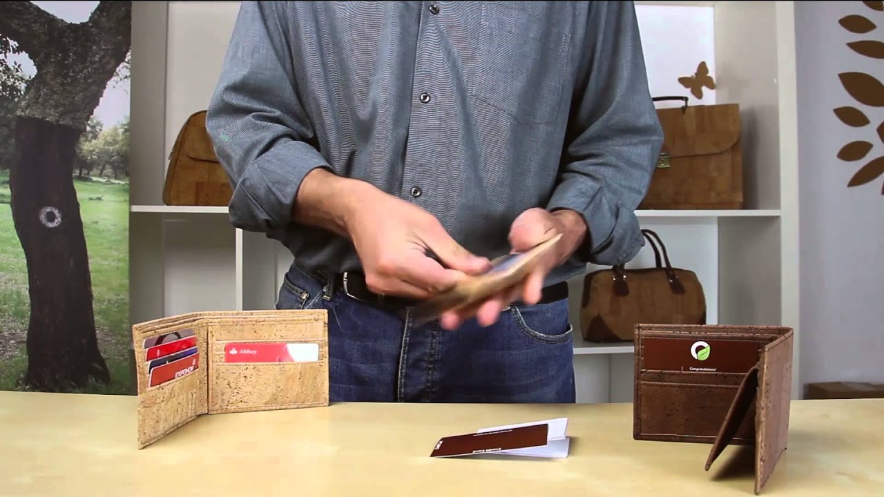 Bifold Wallet // Flip Up ID Window (Light Brown) video thumbnail