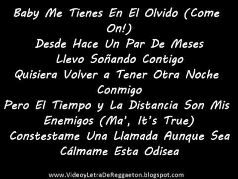 LETRA DE LA LLAMADA ALEXIS Y FIDO letra de la llamada alexis y fido: